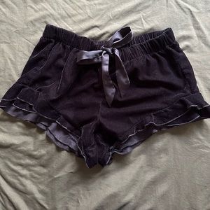 Victorias Secret Velvet Sleep Shorts